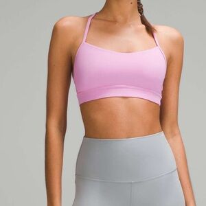 Lululemon Flow Y Bra Nulu *dahlia mauve